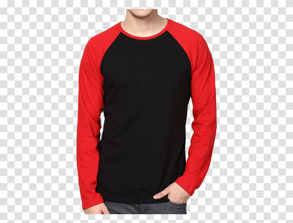 Red T Shirt Group Full T Shirt, Sleeve, Apparel, Long Sleeve Transparent Png