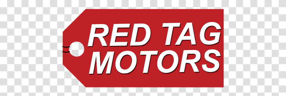 Red Tag Motors Carmine, Number, Word Transparent Png