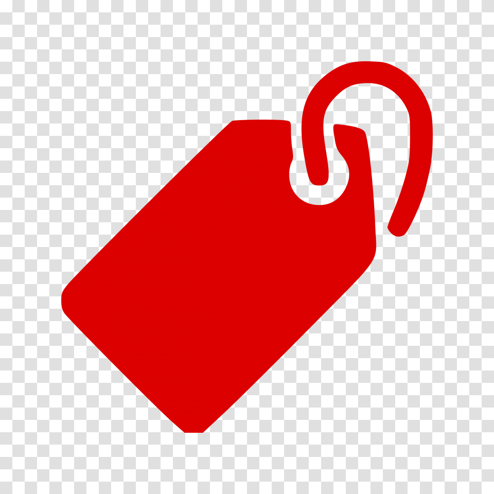 Red Tags Vector Clipart Image, Cowbell, Label, Bag Transparent Png