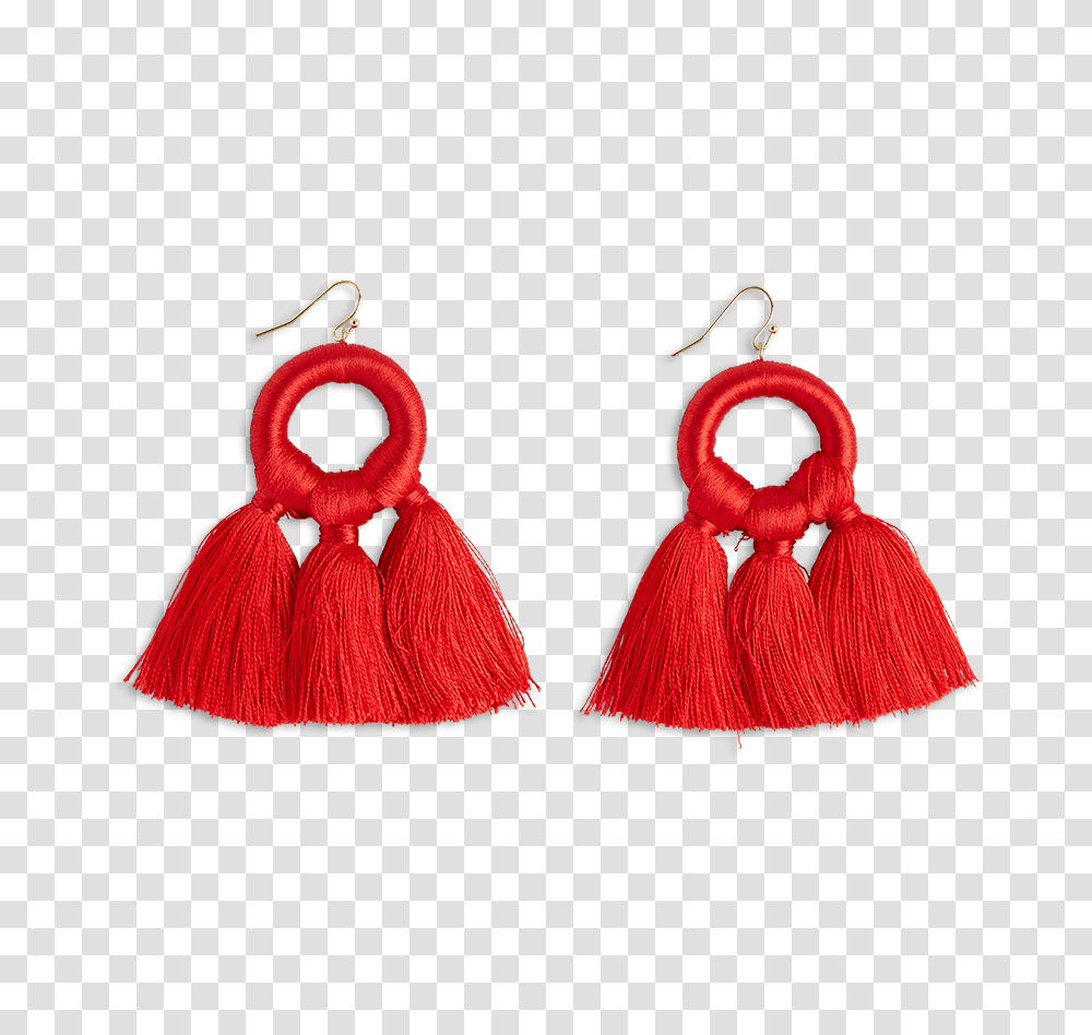 Red Tassel Earrings Lindex, Bag, Cape, Sack Transparent Png