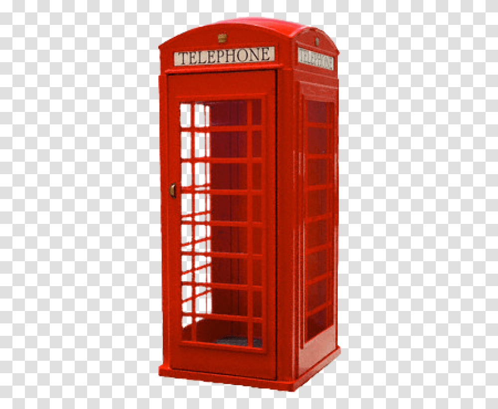 Red Telephone Booth Icon, Door Transparent Png