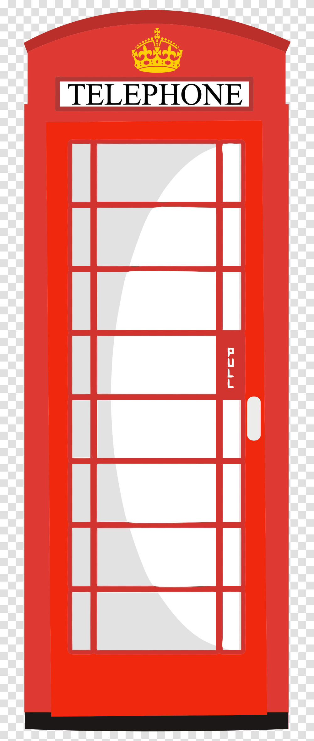 Red Telephone Box Vector, Phone Booth, French Door, Rug Transparent Png