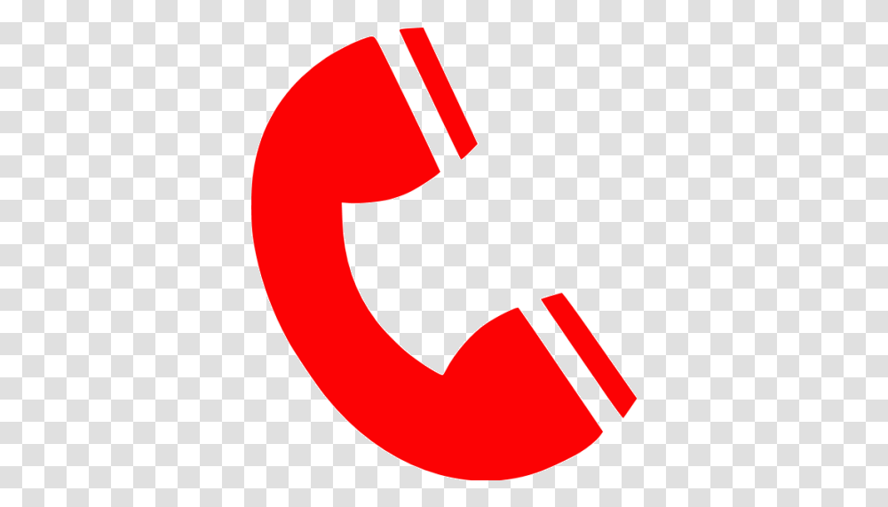 Red Telephone Icon Picture Telephone Icon Red, Text, Alphabet, Label, Symbol Transparent Png