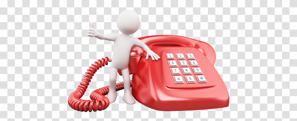 Red Telephone Library Red Phone In Telephone White 3d Man, Electronics, Dial Telephone, Person, Human Transparent Png