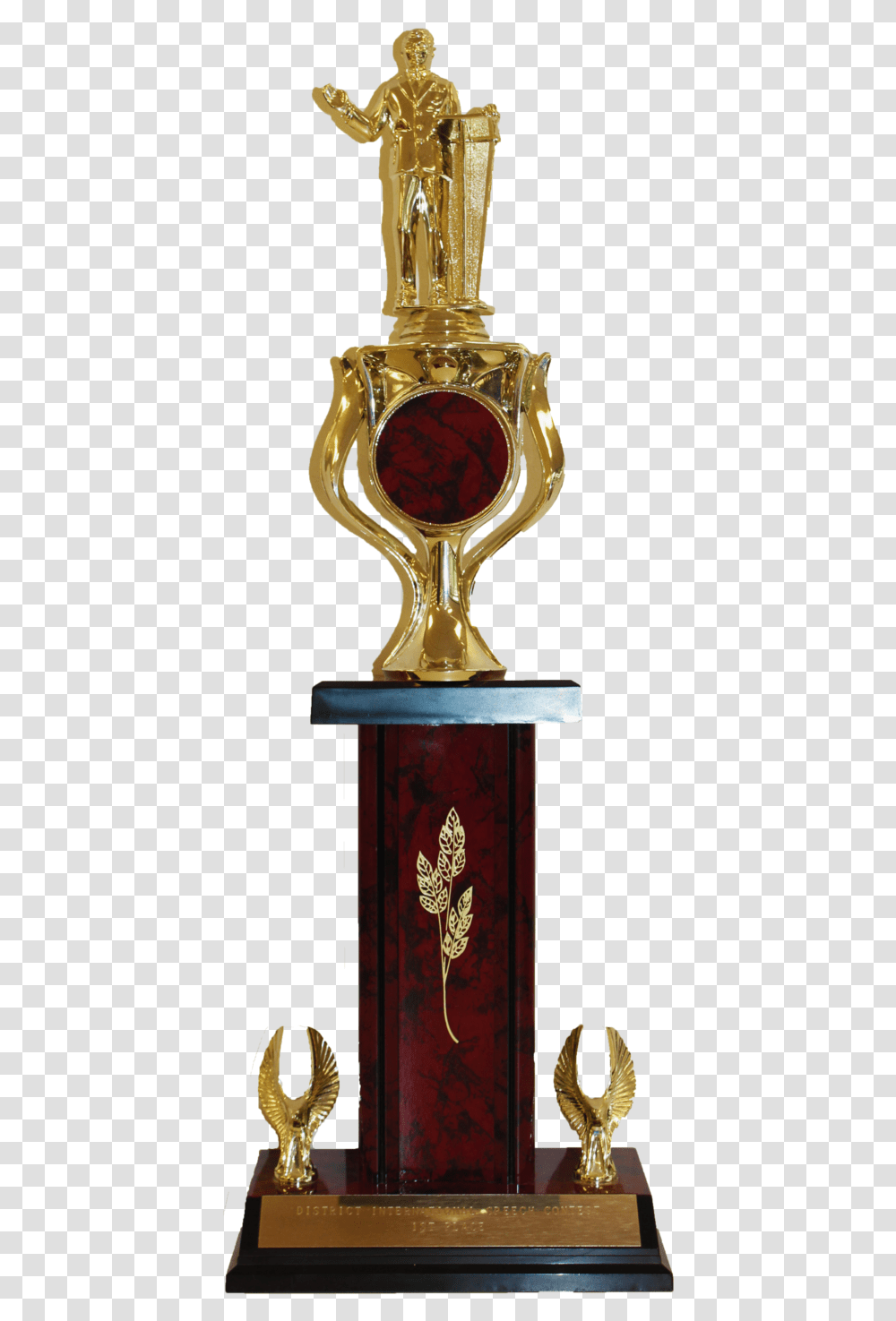 Red Test 1 Trophy, Lamp, Cross Transparent Png