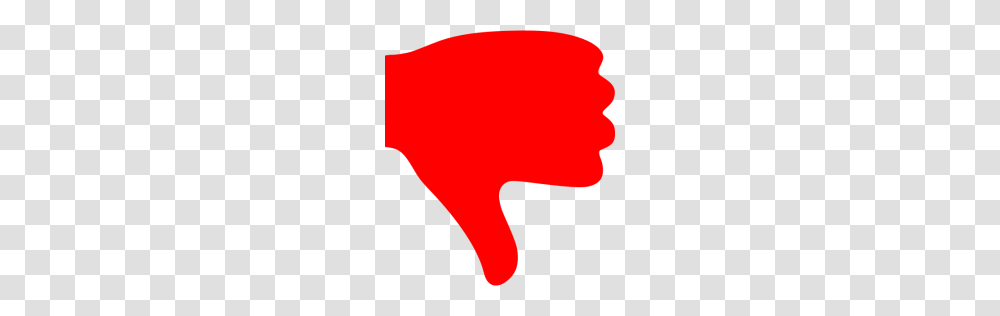 Red Thumbs Down Icon, Logo, Trademark Transparent Png