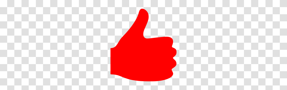 Red Thumbs Up Icon, Logo, Trademark Transparent Png