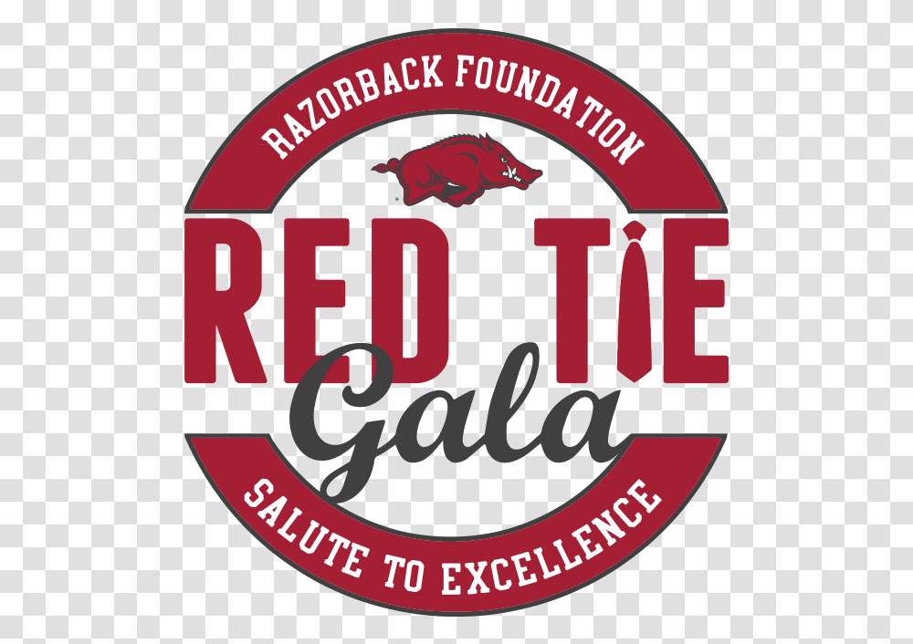 Red Tie Gala Is A Fun Evening That Recognizes The Academic Label, Logo, Poster Transparent Png