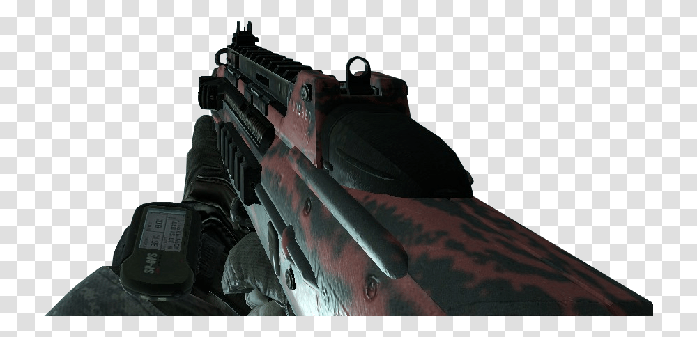 Red Tiger Mw2 Red Tiger, Person, Human, Halo, Gun Transparent Png