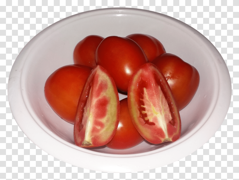 Red Tomato Freebek Vegetables Plum Tomato, Plant, Food, Fruit, Sliced Transparent Png