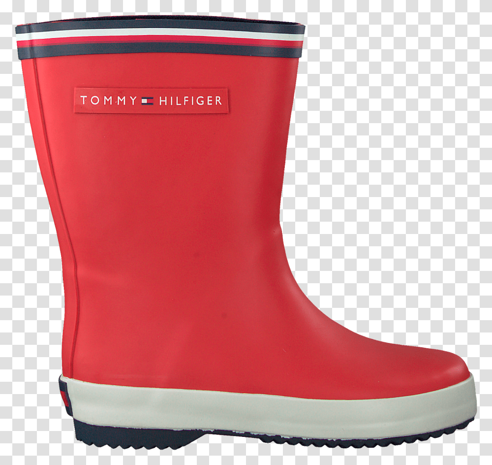 Red Tommy Hilfiger Rain Boots T3x6 Rainboot Regenlaarzen Tommy Hilfiger Kind, Apparel, Footwear, Shoe Transparent Png