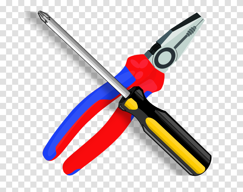 Red Toolbox Clip Art Download, Pliers, Arrow Transparent Png