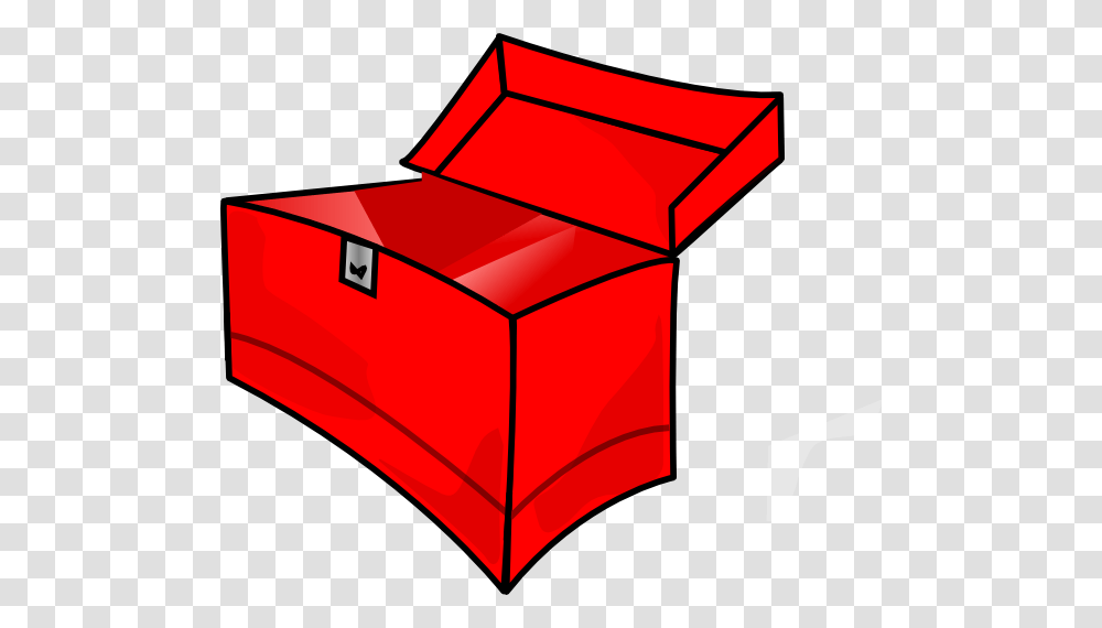 Red Toolbox Empty Clip Art, Mailbox, Letterbox, Carton, Cardboard Transparent Png