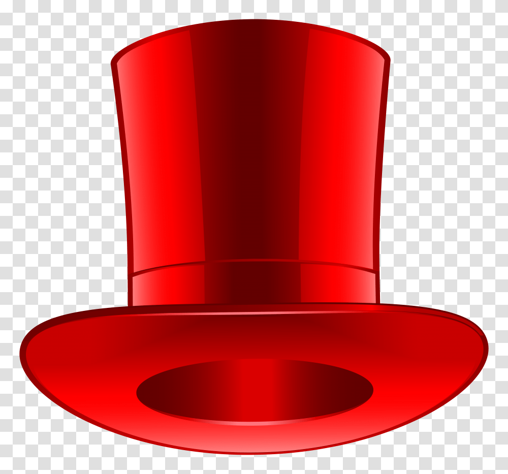 Red Top Hat Clip Art, Apparel, Lighting, Lamp Transparent Png