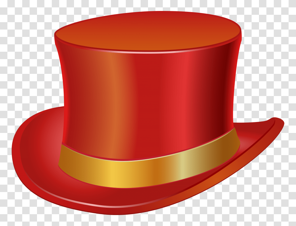Red Top Hat Clip Art, Apparel, Tape, Sombrero Transparent Png