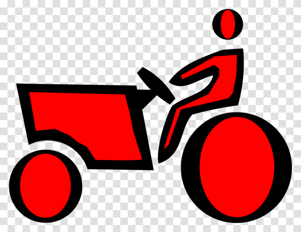 Red Tractor Clip Art Tractor Icon, Light, Sign Transparent Png