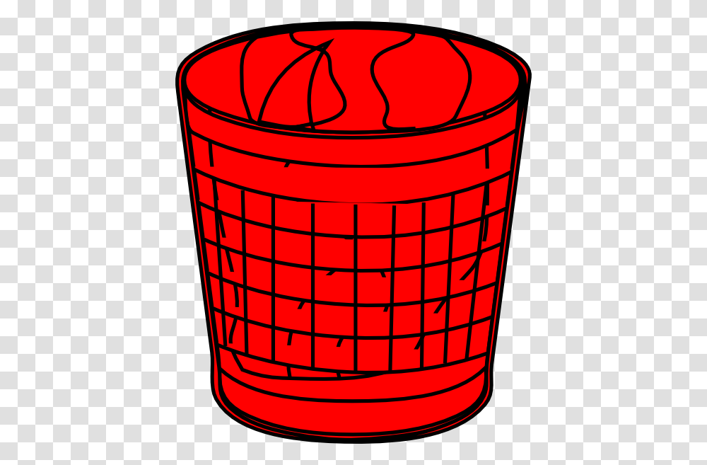 Red Trash Bin Clip Art, Bucket, Basket, Plot Transparent Png