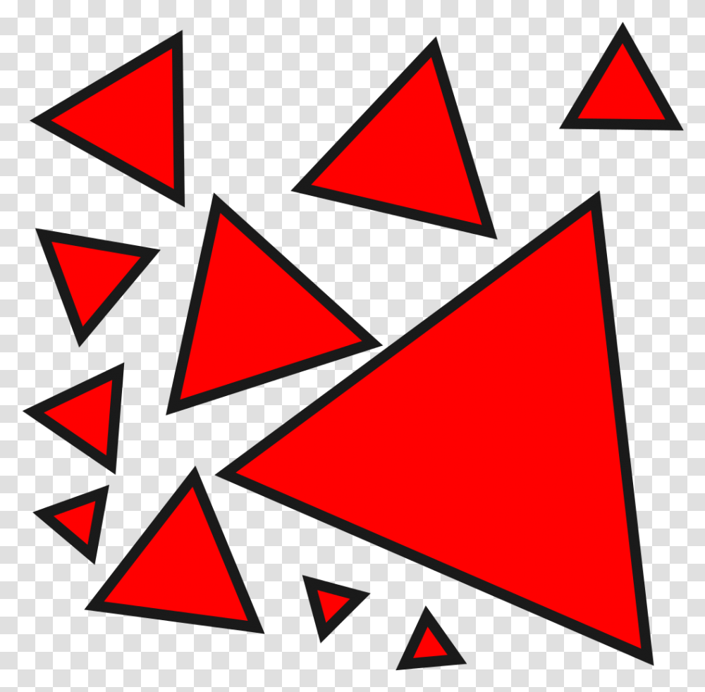 Red Triangle Red Triangles, Star Symbol Transparent Png