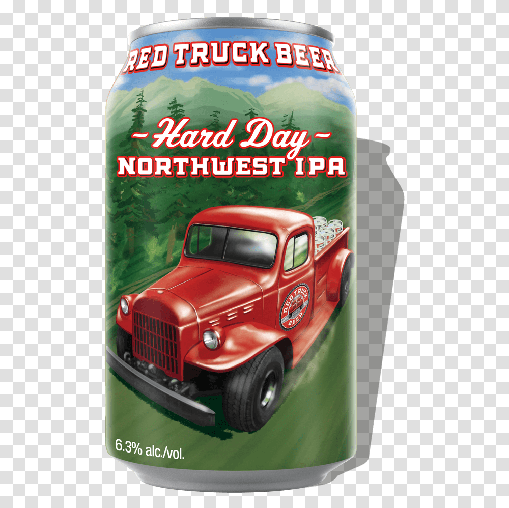 Red Truck Ipa Beer, Wheel, Machine, Transportation, Vehicle Transparent Png