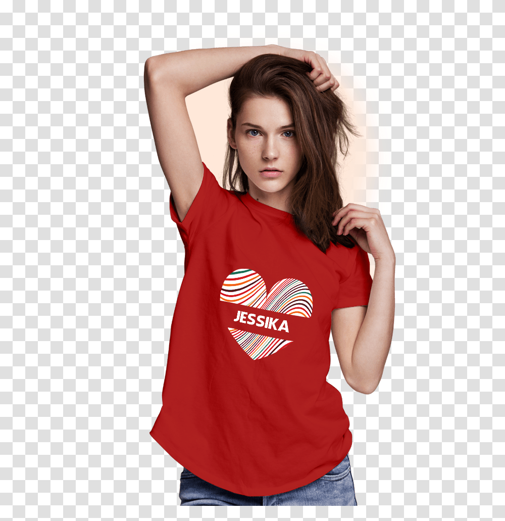 Red Tshirt, Apparel, Person, Human Transparent Png