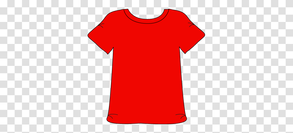 Red Tshirt Printable Magnets Or Scrap Book Journals, Apparel, T-Shirt, Sleeve Transparent Png