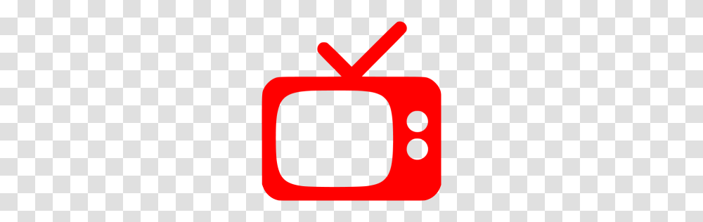 Red Tv Icon, Logo, Trademark Transparent Png