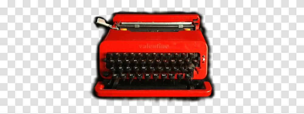 Red Typewriter Pictures Machine, Computer Keyboard, Computer Hardware, Electronics, Engine Transparent Png