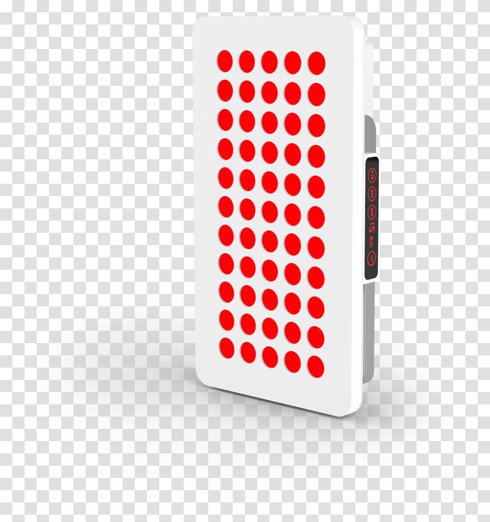 Red & Near Infrared Light Therapy Lux Smartphone, Texture, Polka Dot, White, Pottery Transparent Png