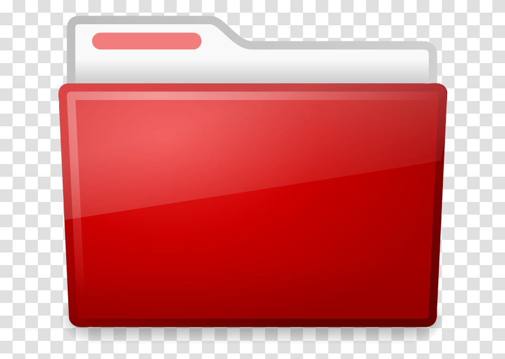 Red Ubuntu Folder Folder Icon Red Free, File Binder, File Folder, Mailbox, Letterbox Transparent Png