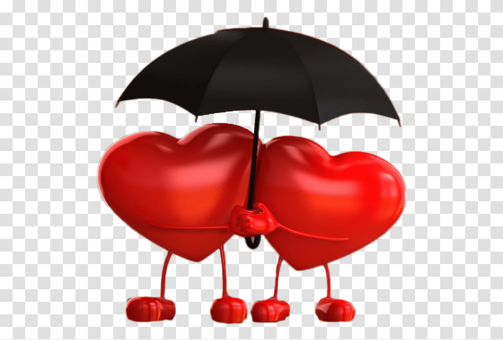 Red Umbrella Mq Heart Hearts Red Umbrella Emoji Two Heart, Lamp, Canopy Transparent Png