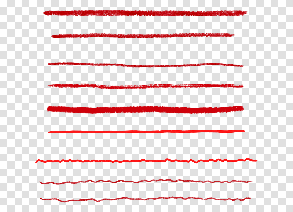 Red Underlines Horizontal, Rug, Text Transparent Png