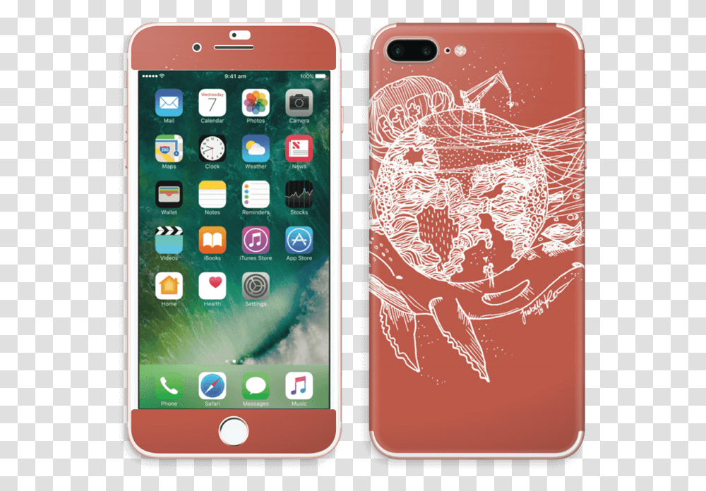 Red Universe Skin Iphone 7 Plus Iphone 7 Plus Small, Mobile Phone, Electronics, Cell Phone Transparent Png