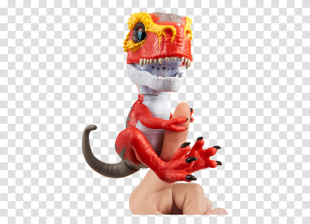 Red Untamed T Rex, Figurine, Toy, Alien Transparent Png