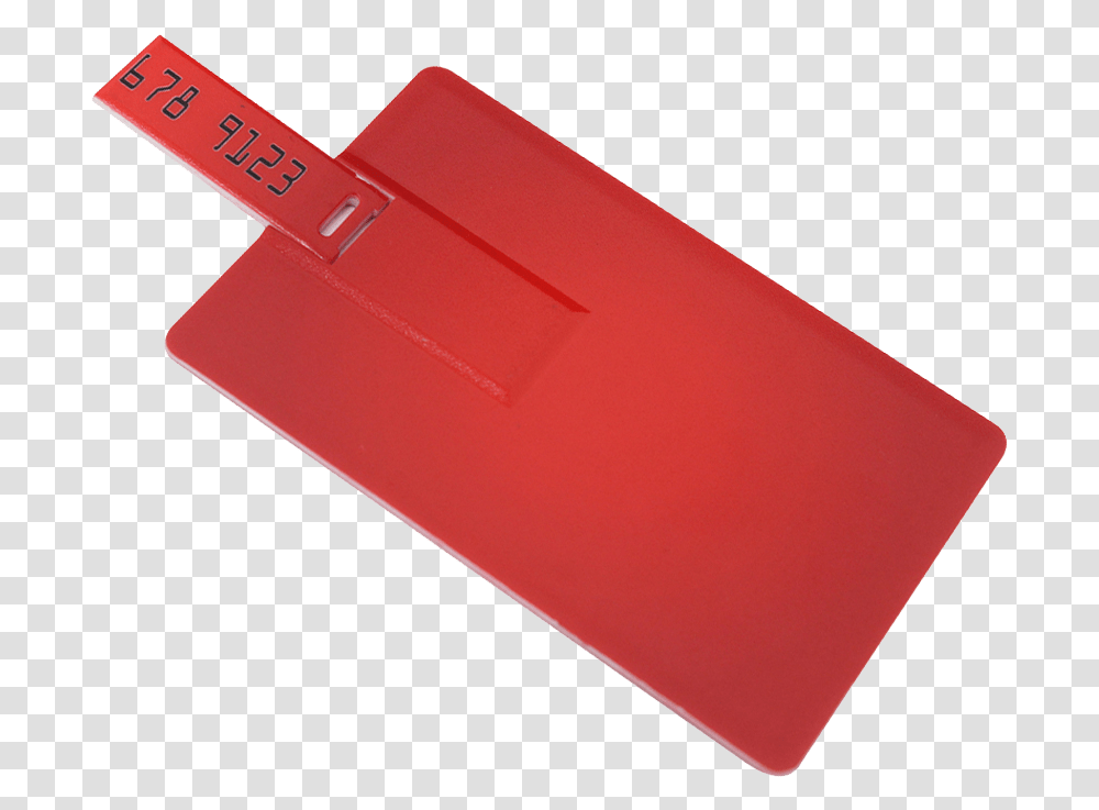 Red Usb Business Card With Black Print Open Label, Tool, Shovel Transparent Png