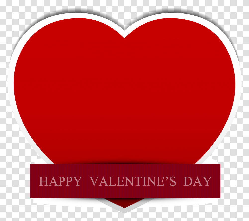 Red Valentines Day Heart Clip Art Happy, Cushion, Pillow, Balloon Transparent Png