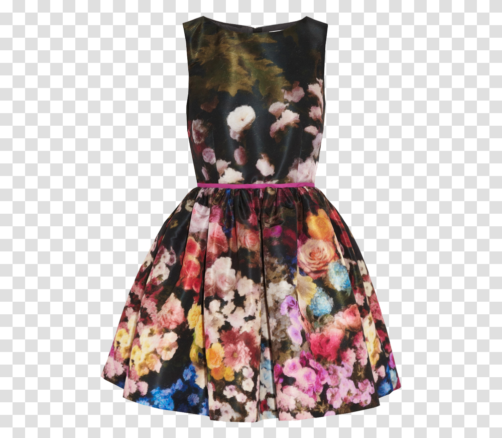 Red Valentino Floral Print Taffeta Dress Red Valentino Floral Dress, Toy, Doll, Female Transparent Png