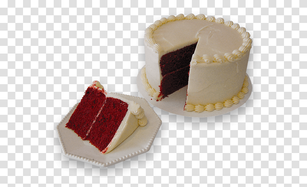 Red Velvet Cake Clipart Beautiful Cakes In Piece, Dessert, Food, Icing, Cream Transparent Png