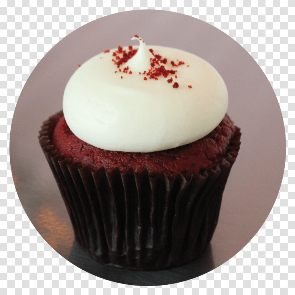 Red Velvet Cake Cupcake, Cream, Dessert, Food, Creme Transparent Png