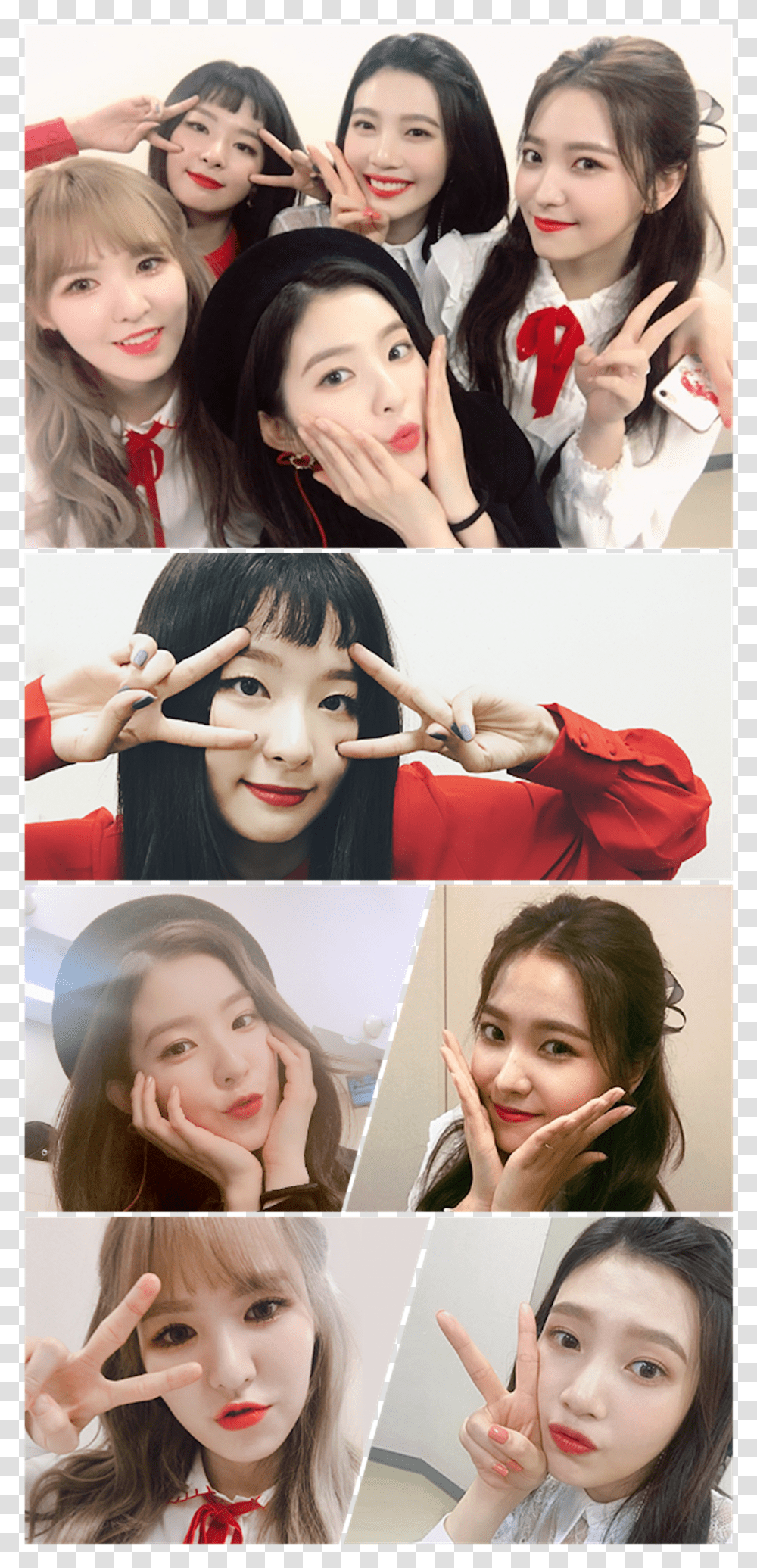 Red Velvet Irene Red Velvet Collage Transparent Png