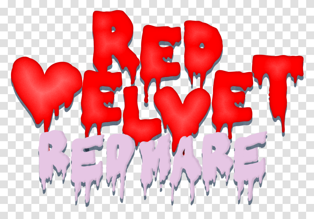 Red Velvet Logo Red Velvet Redmare Logo, Alphabet, Hand Transparent Png