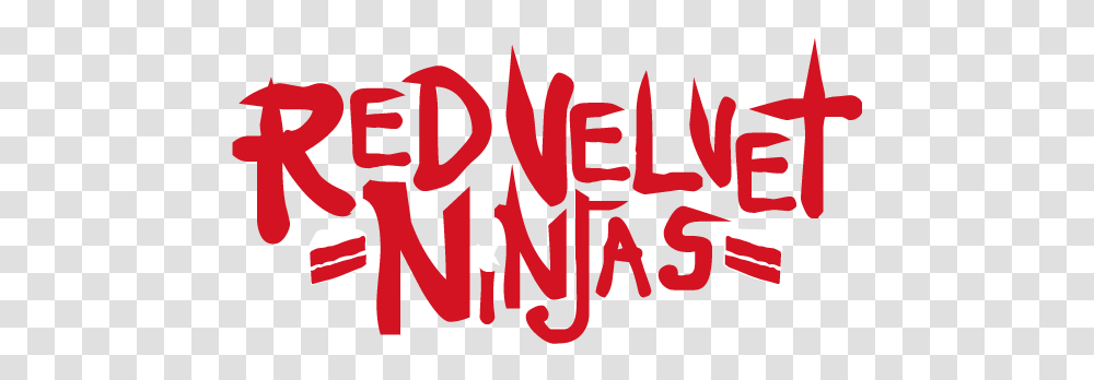 Red Velvet Ninjas Writing Smooth Silent, Alphabet, Calligraphy, Handwriting Transparent Png