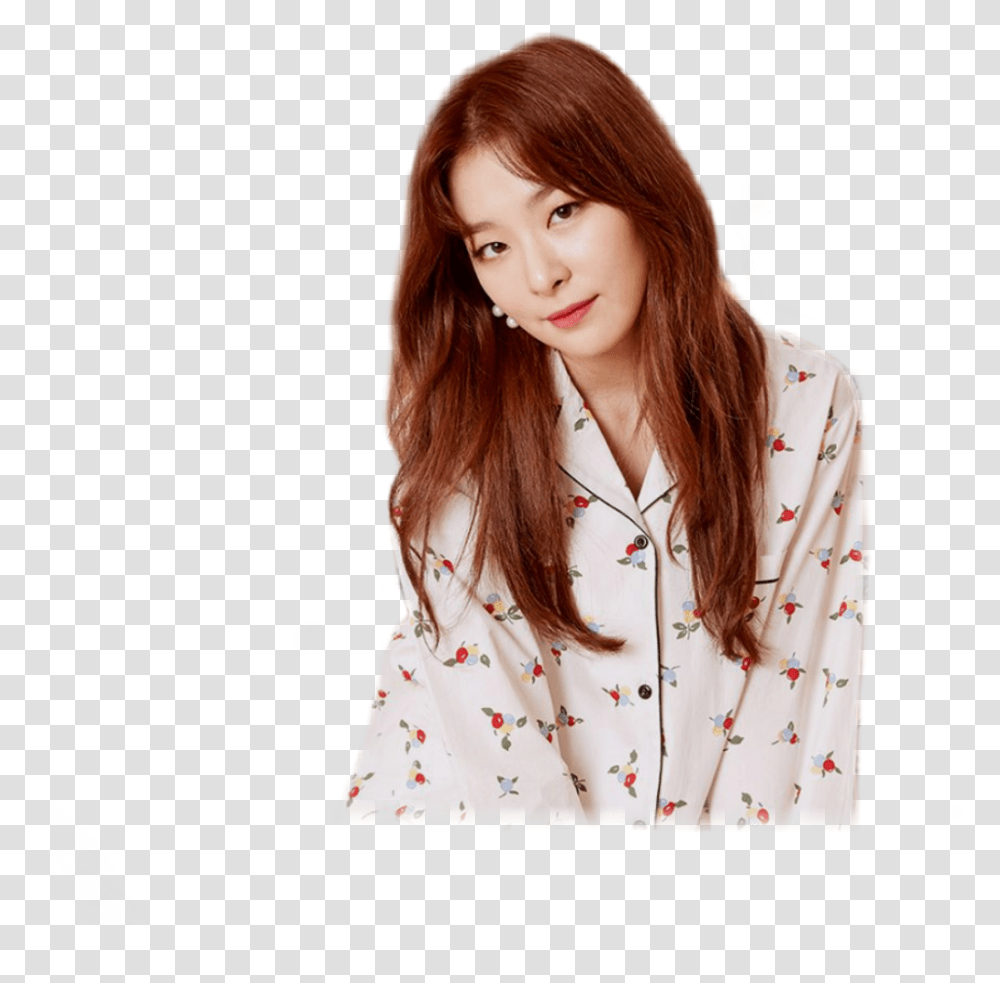 Red Velvet Seulgi Download Red Velvet Seulgi Sticker, Apparel, Person, Sleeve Transparent Png