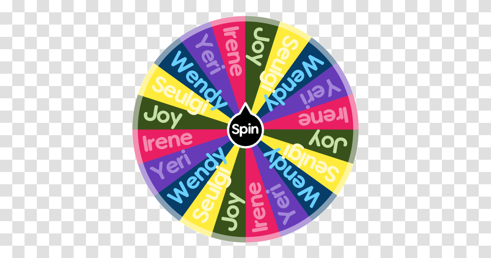 Red Velvet Spin The Wheel App Dot, Disk, Logo, Symbol, Trademark Transparent Png