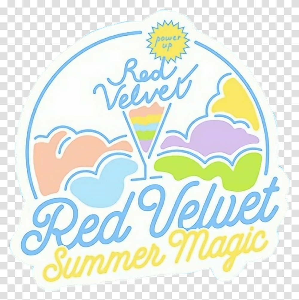 Red Velvet Summer Magic Red Velvet Summer Magic Logo, Food, Egg, Easter Egg, Text Transparent Png