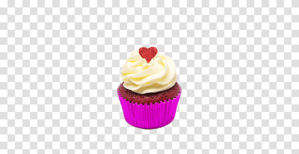 Red Velvet Valentine Project Cupcake, Cream, Dessert, Food, Creme Transparent Png