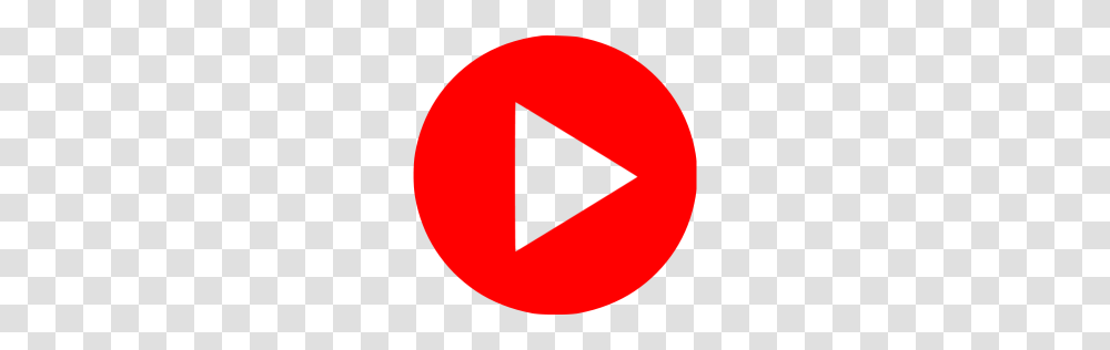 Red Video Play Icon, Logo, Trademark Transparent Png