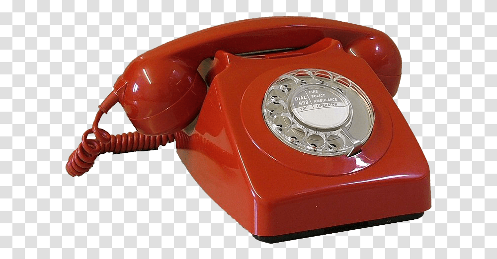 Red Vintage Red Phone, Electronics, Dial Telephone, Helmet, Clothing Transparent Png
