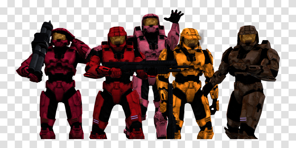 Red Vs Blue Simmons, Person, Human, Halo, Helmet Transparent Png