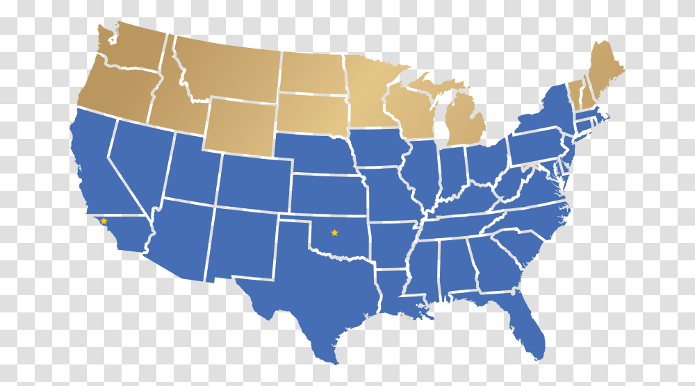 Red Vs Blue States 2019, Map, Diagram, Plot, Atlas Transparent Png