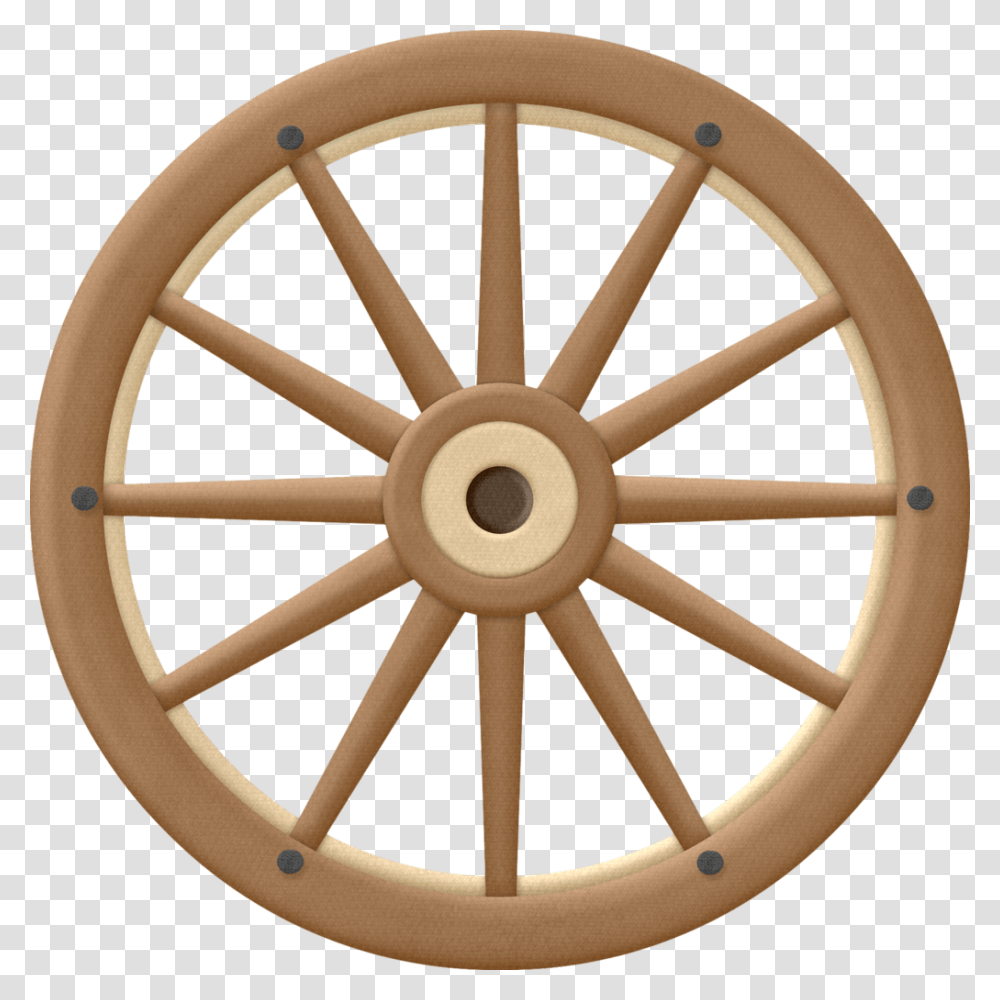 Red Wagon Clipart Covered Wagon Wheels, Machine, Spoke, Tire, Car Wheel Transparent Png
